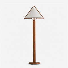Tavora Triangle Shade Wood Floor Lamp