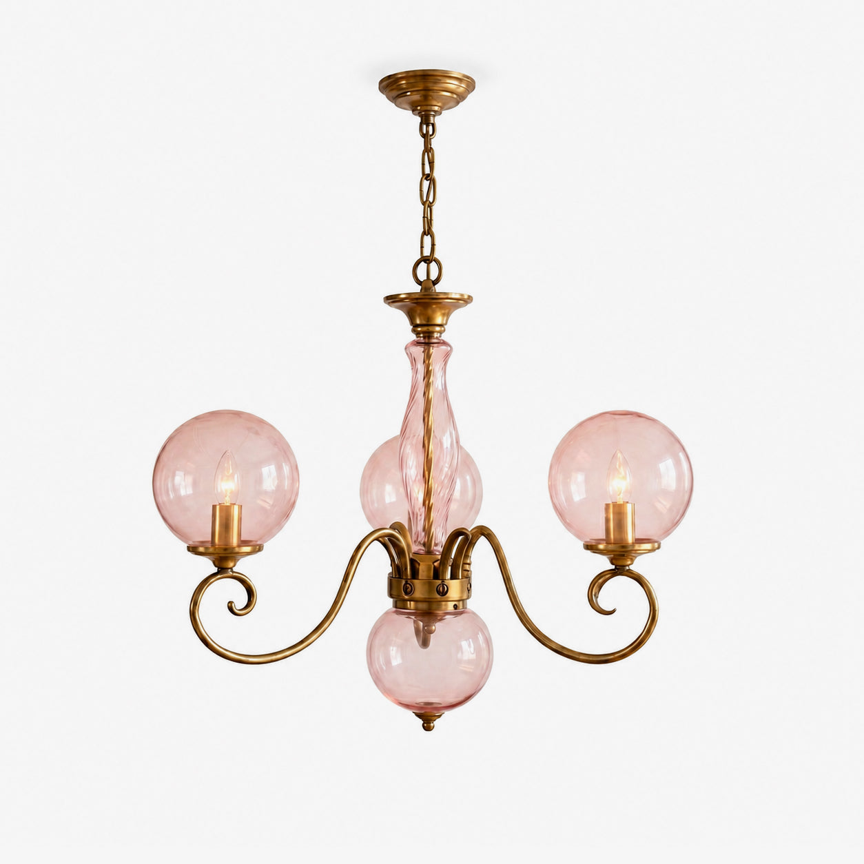 Celestine Glass Globe Chandelier