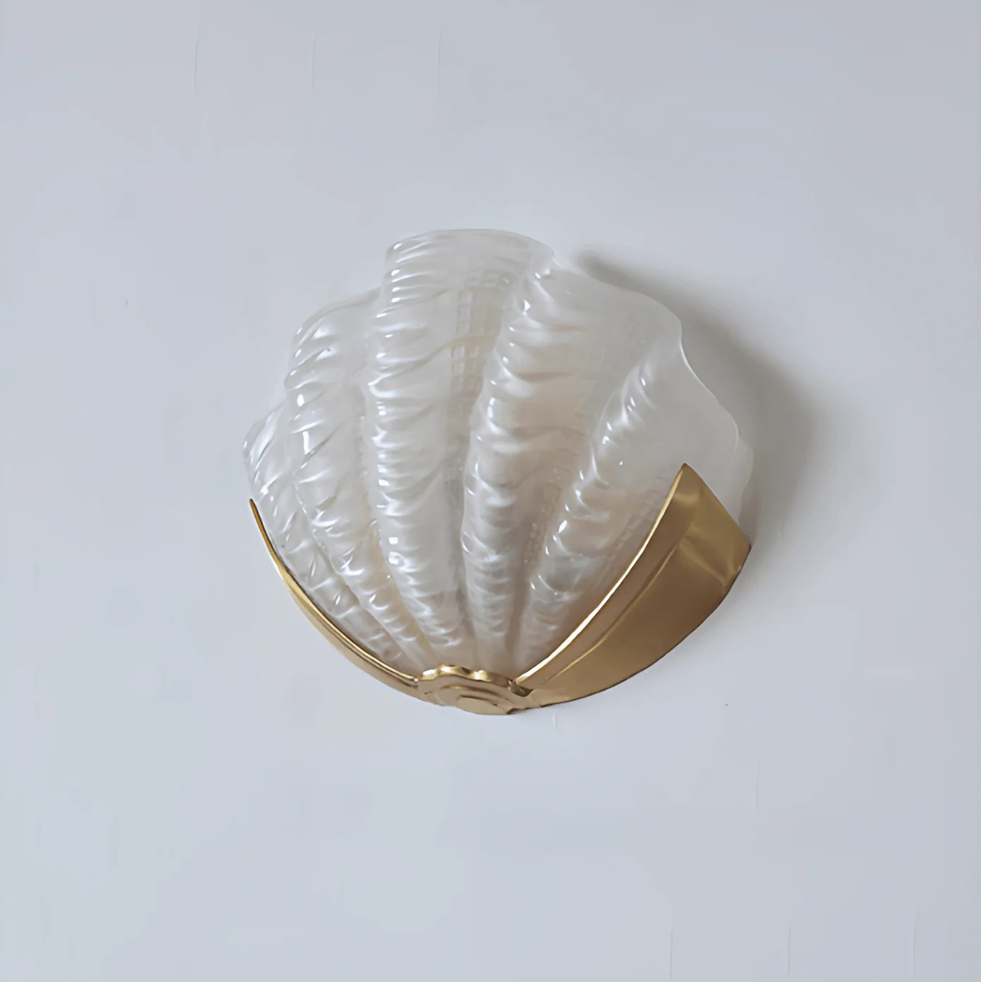 Art Deco Scallop Wall Sconce