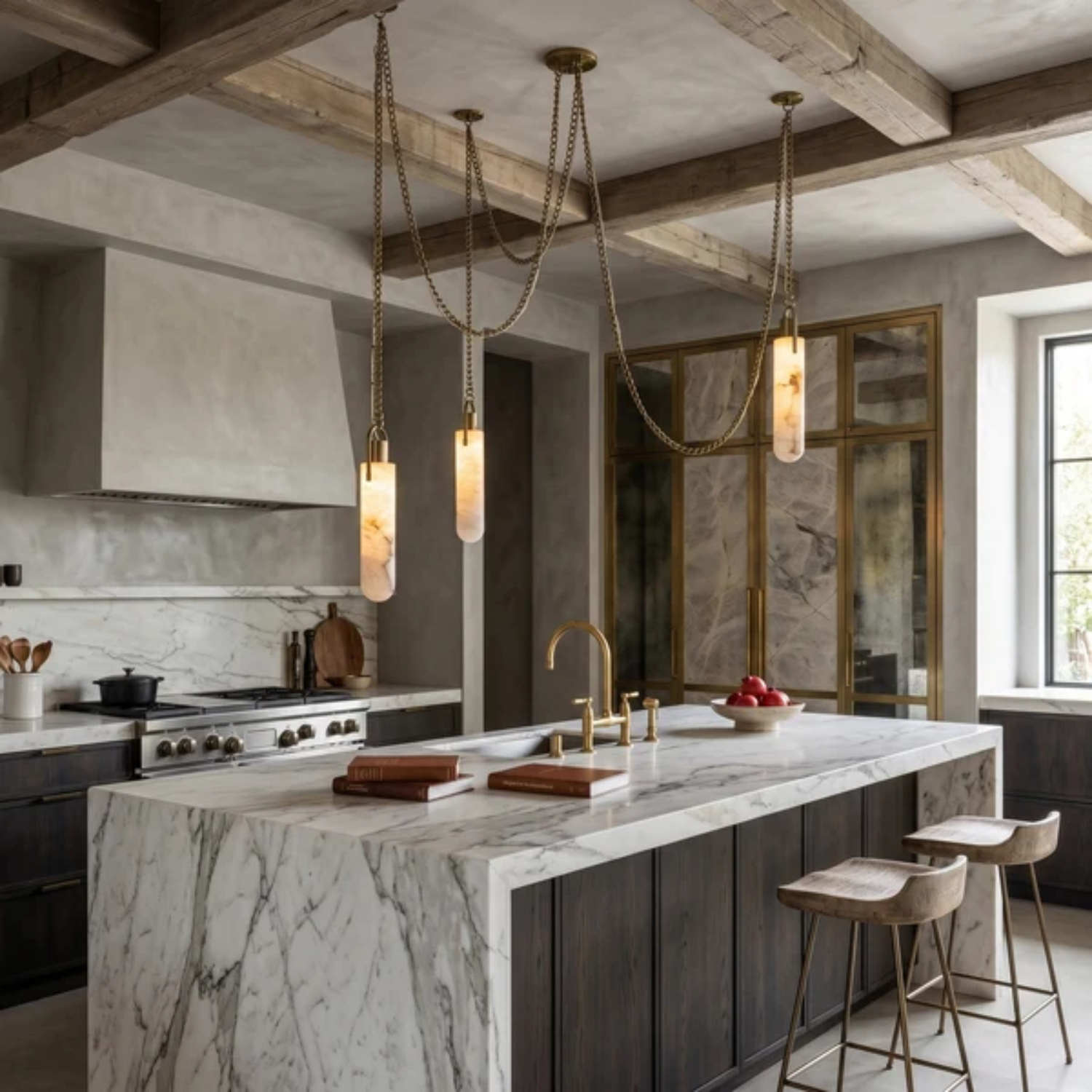 Flint Alabaster Pendant Lamp