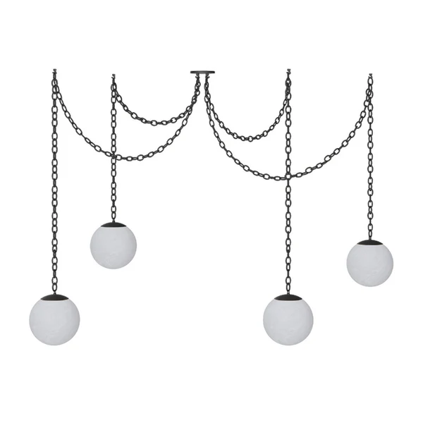 Catenelle Alabaster Swag Pendant Light