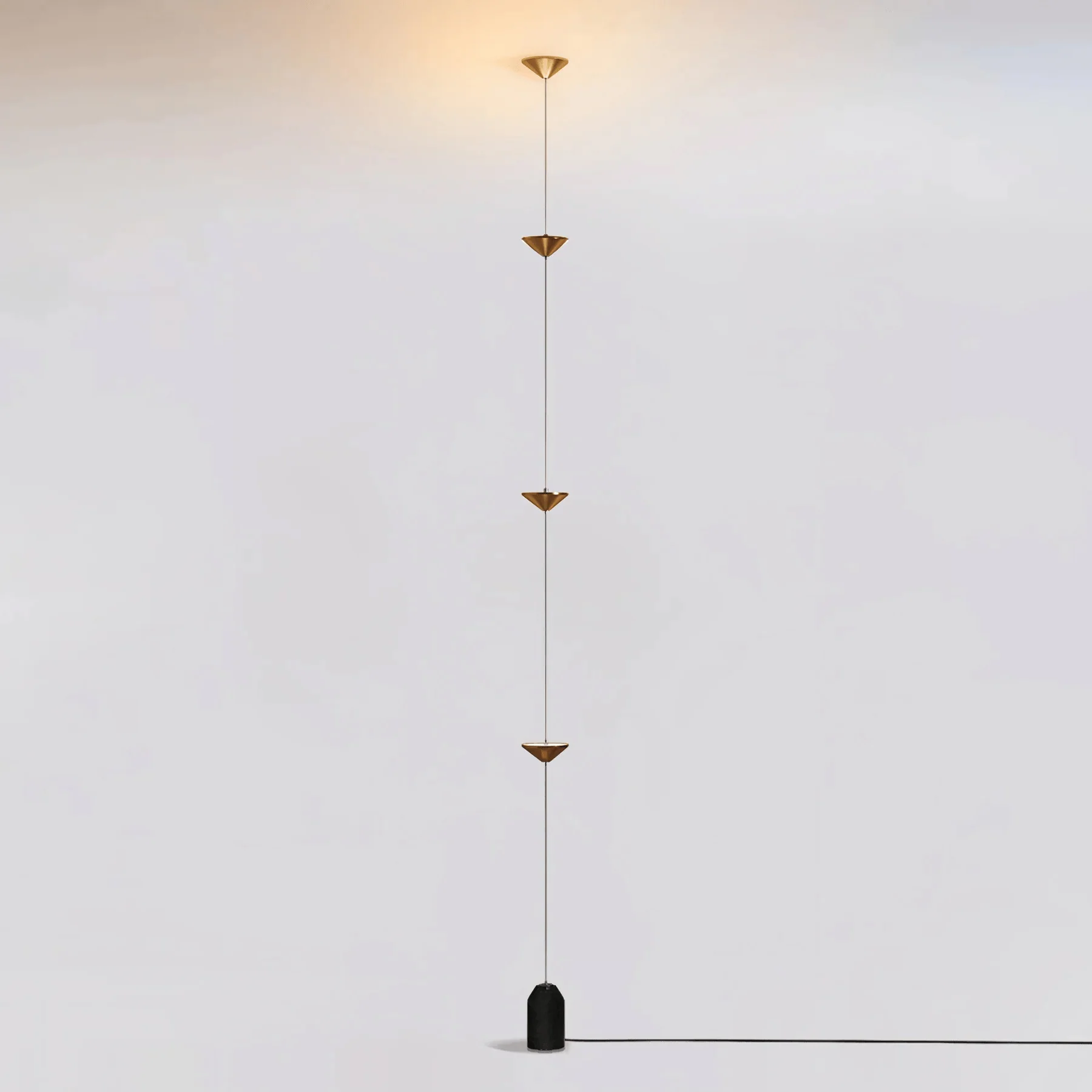 Aurevane Marble Tension Floor Lamp