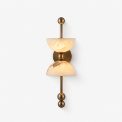 Alabaster Dual Wall Sconce
