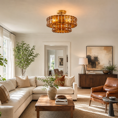 Ghiaccio Flush Mount Ceiling Lamp