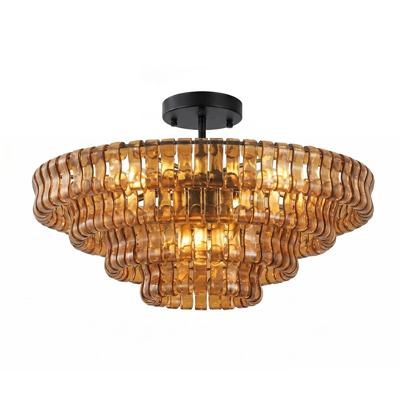 Ghiaccio Flush Mount Ceiling Lamp