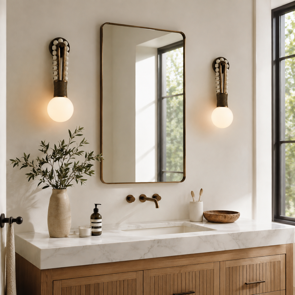 Loop Marble Wall Sconce