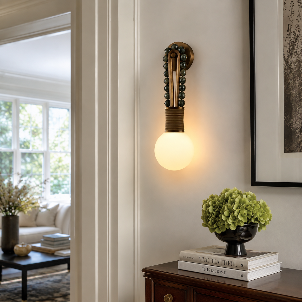Loop Marble Wall Sconce