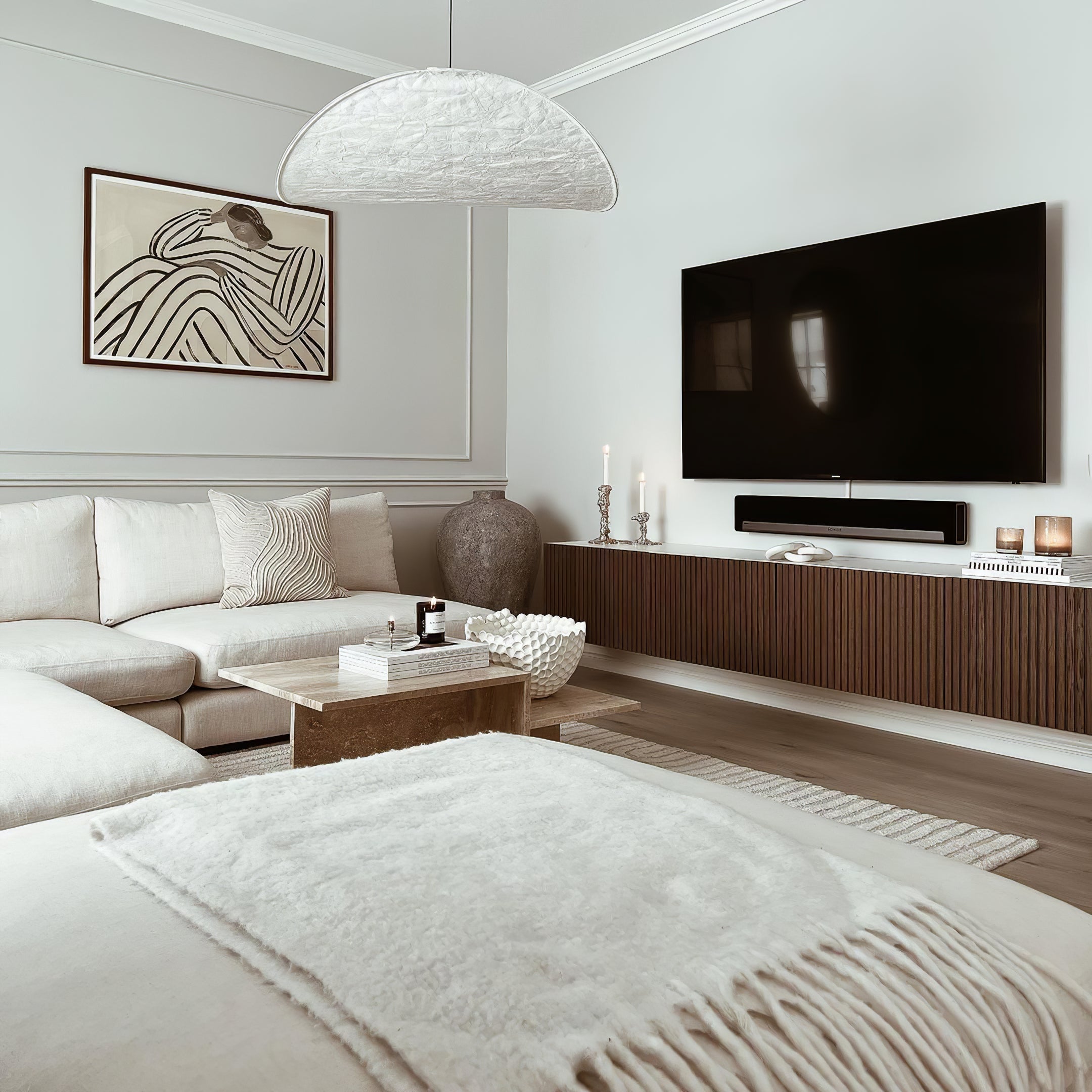 Aeris Cloud Disc Pendant Light