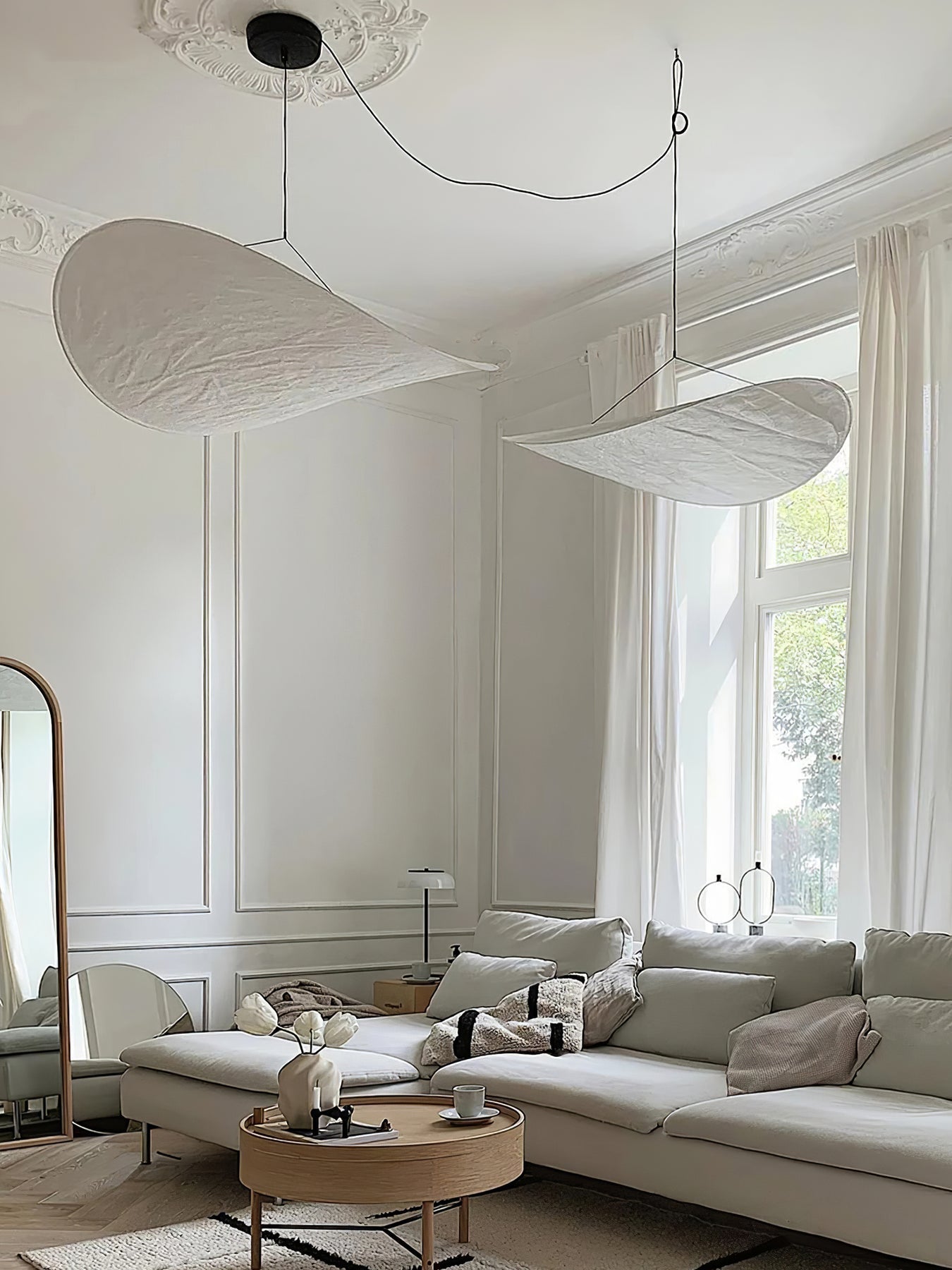 Aeris Cloud Disc Pendant Light