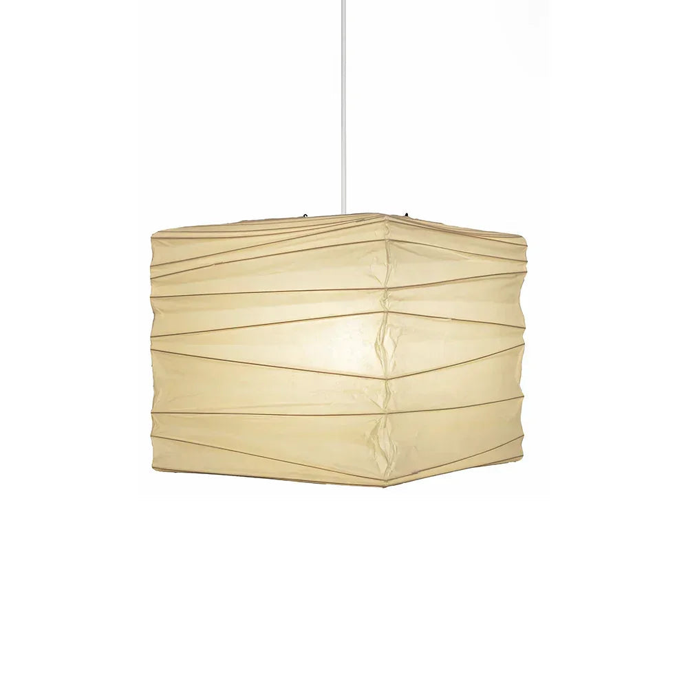 Kanso Square Rice Paper Pendant Light