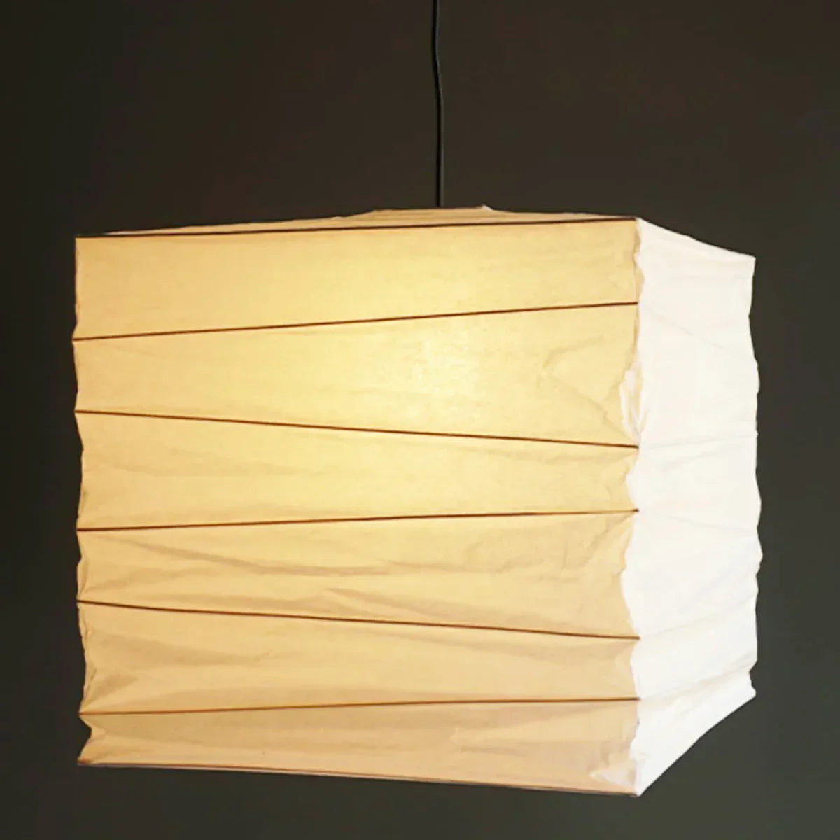 Kanso Square Rice Paper Pendant Light