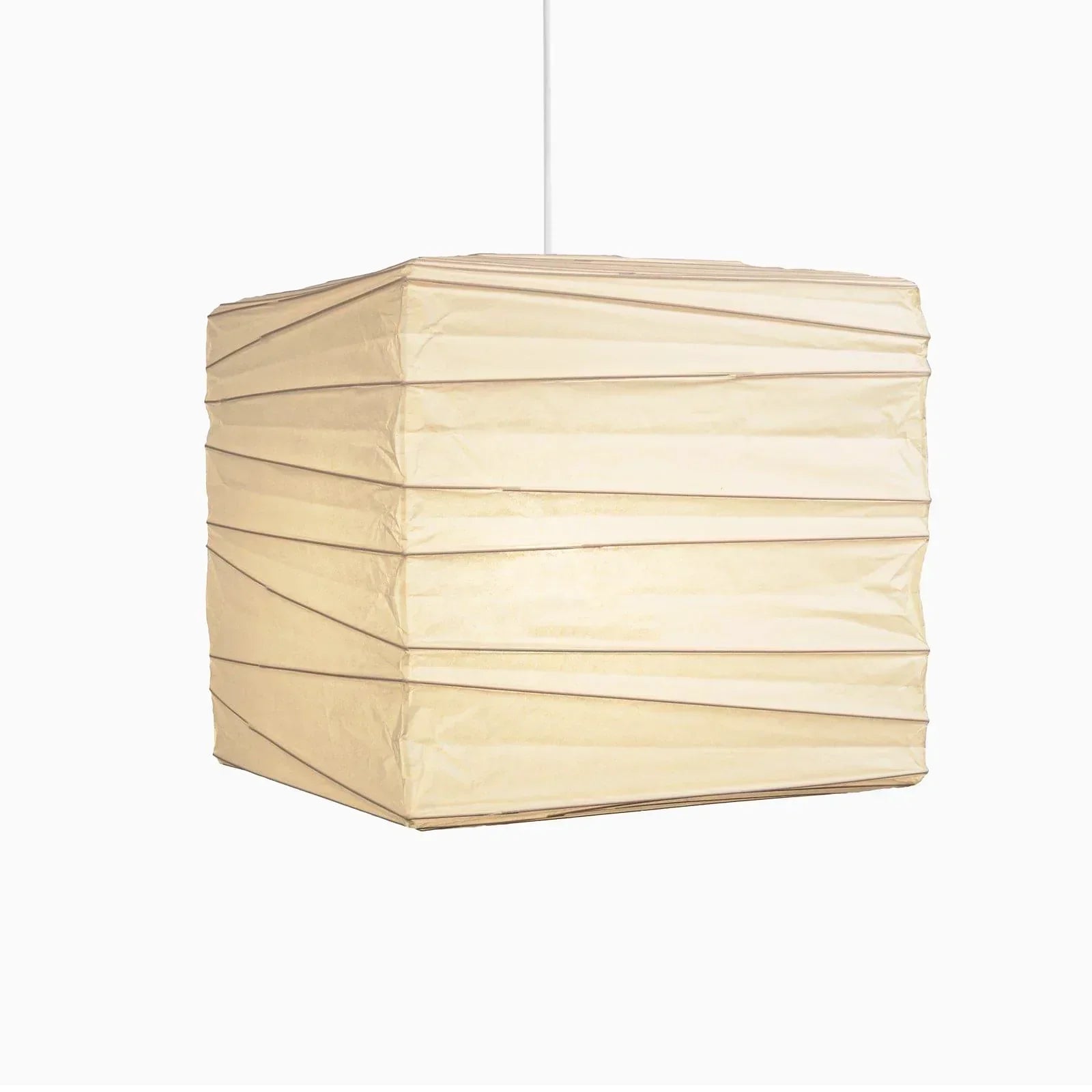 Kanso Square Rice Paper Pendant Light