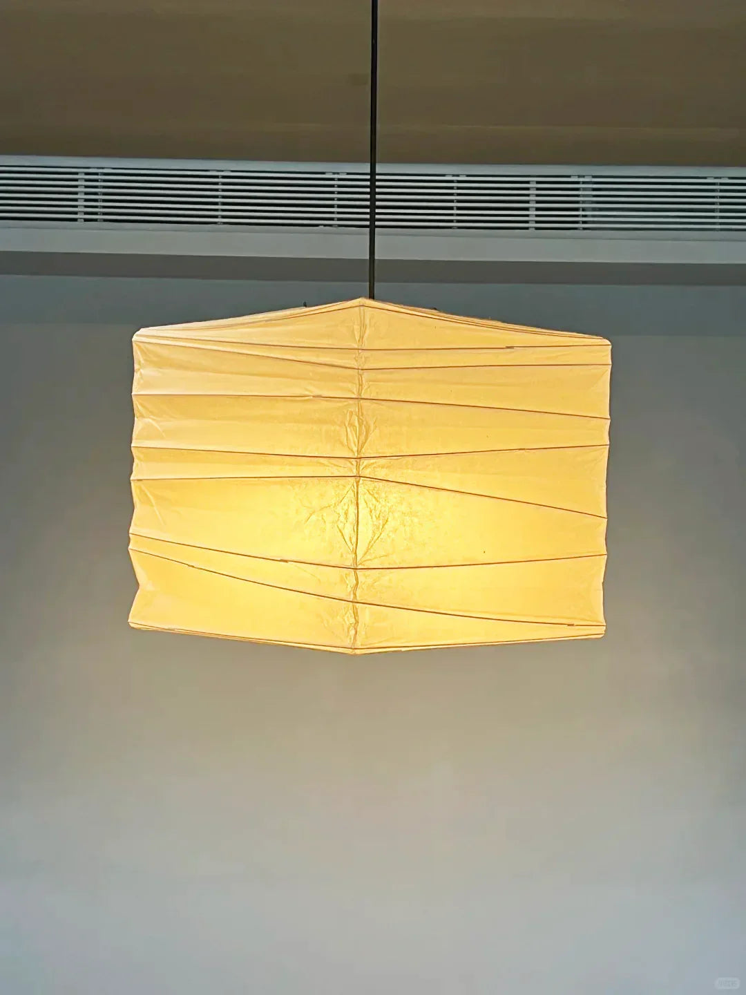 Kanso Square Rice Paper Pendant Light