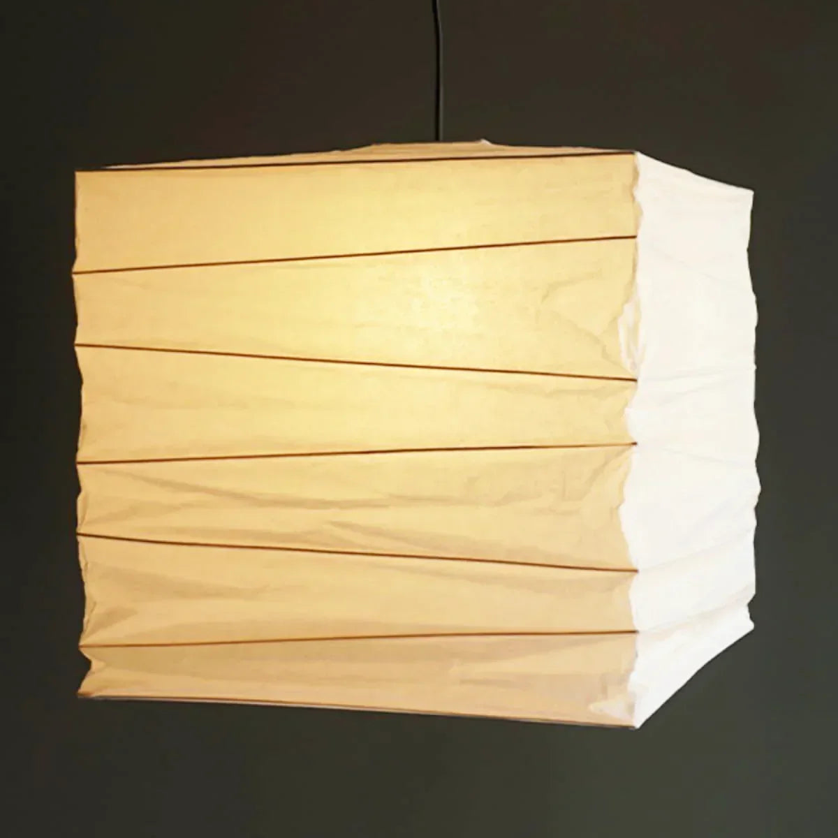 Kanso Square Rice Paper Pendant Light