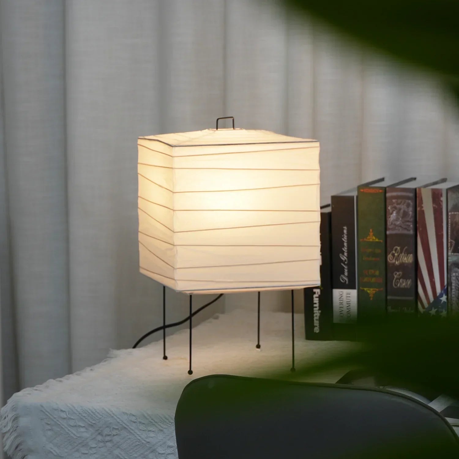 Washi Paper 3X Akari Table Lamp