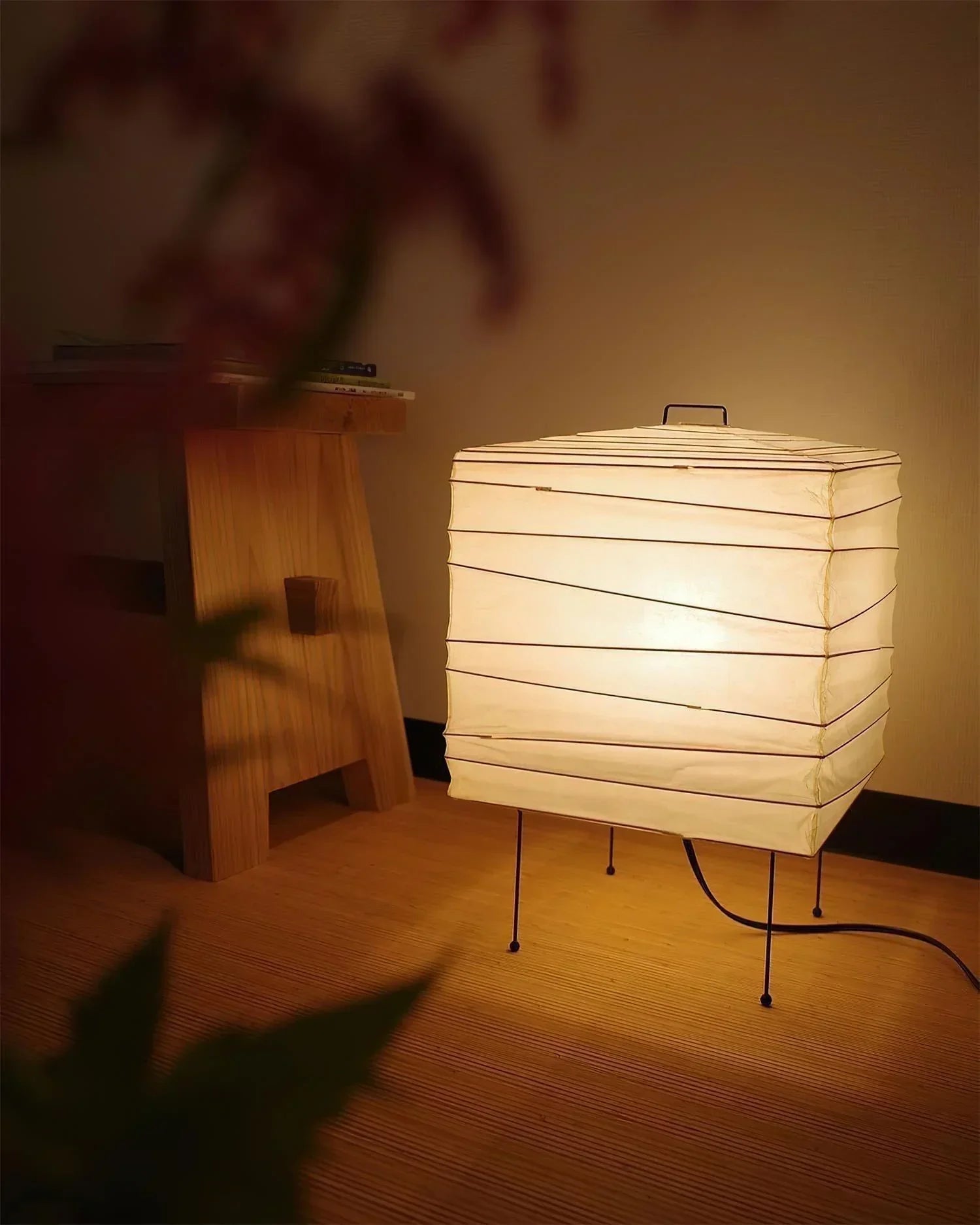 Washi Paper 3X Akari Table Lamp