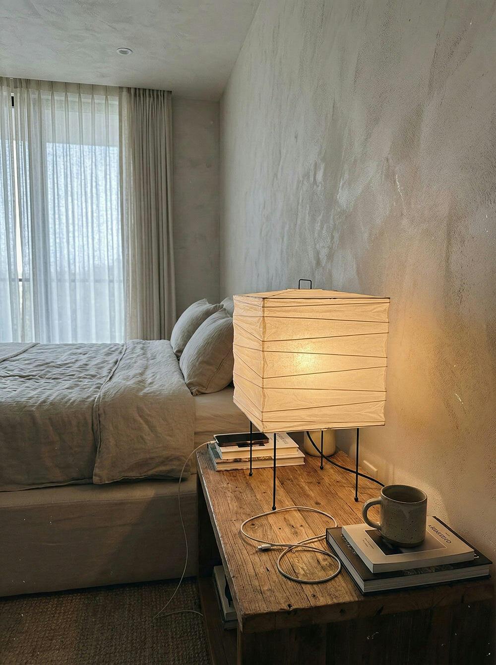 Washi Paper 3X Akari Table Lamp