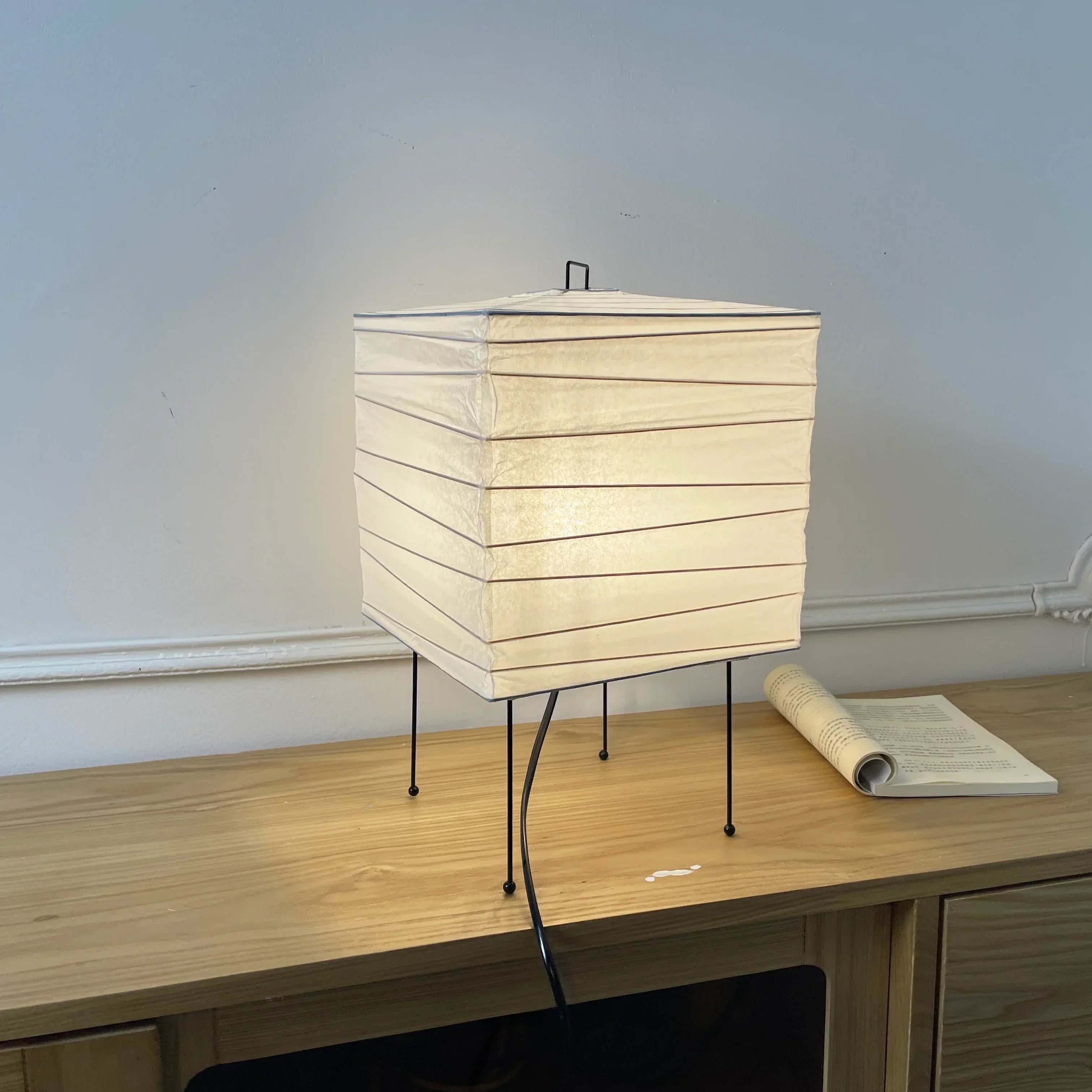 Washi Paper 3X Akari Table Lamp