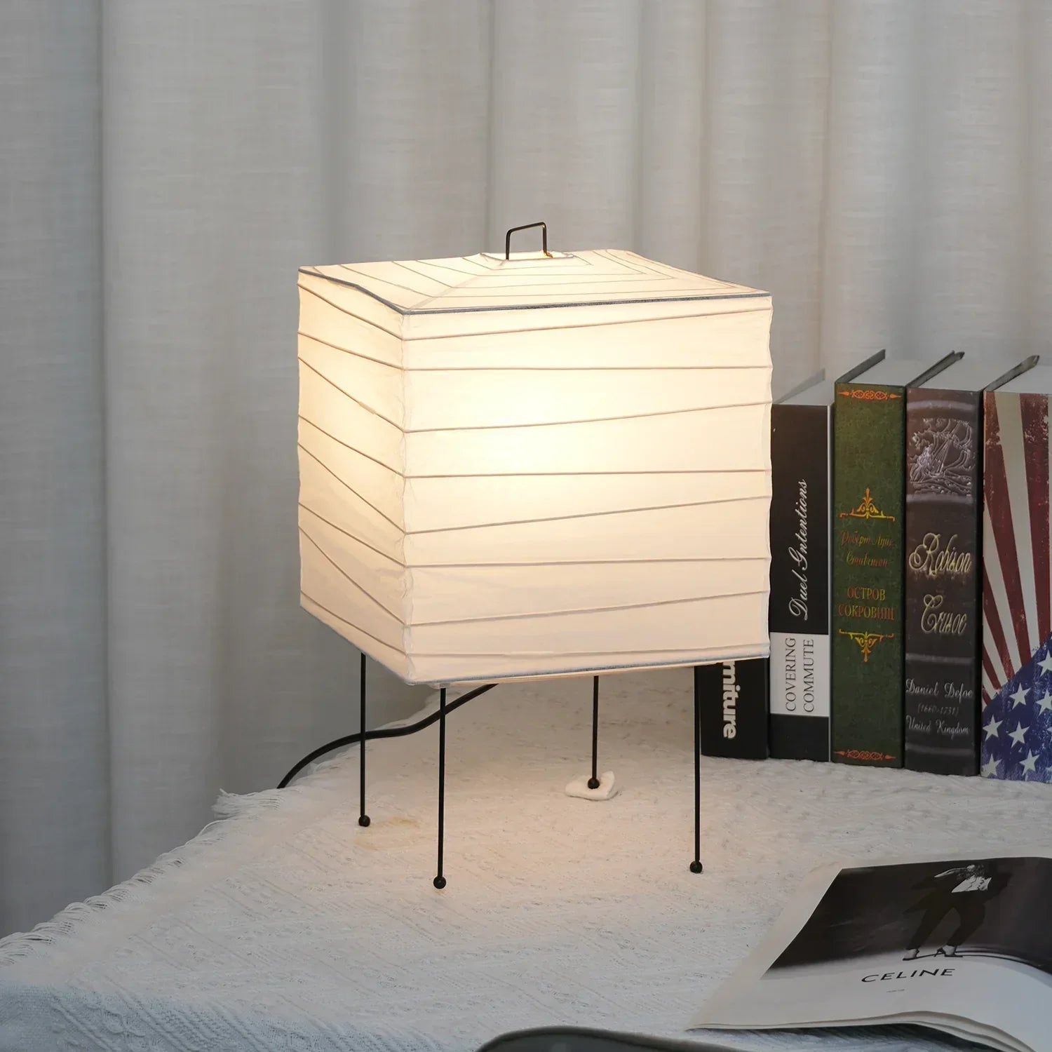 Washi Paper 3X Akari Table Lamp