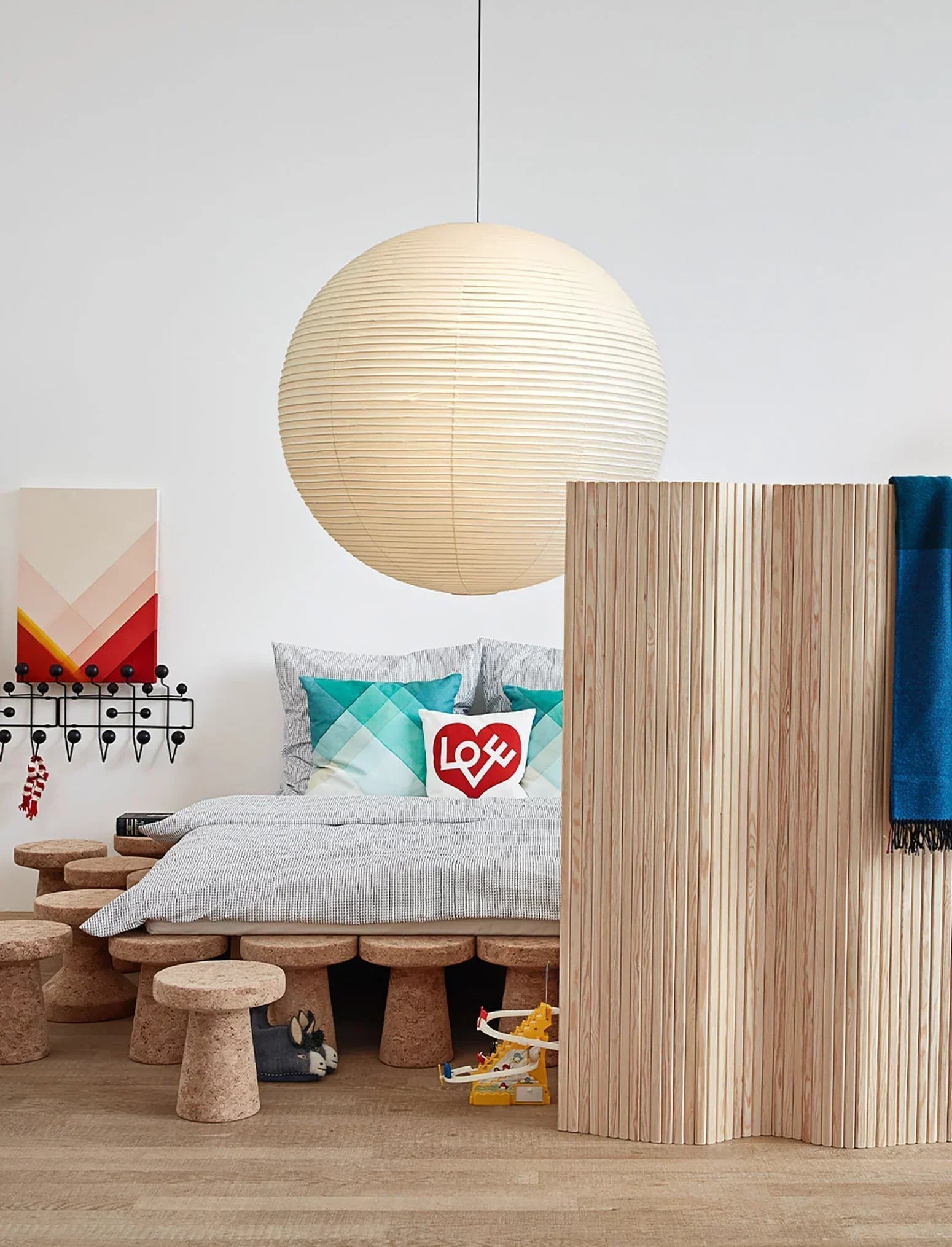 Suspension globe en papier Nuvora