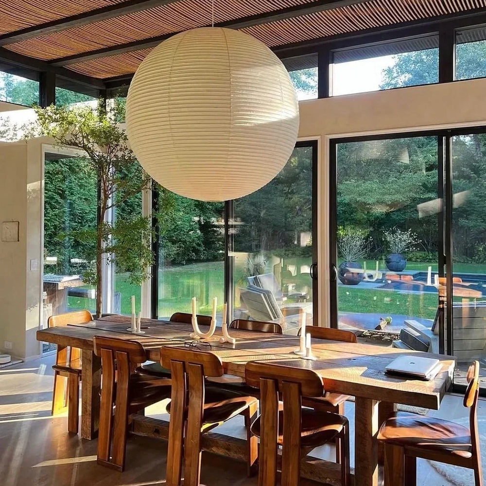 Suspension globe en papier Nuvora