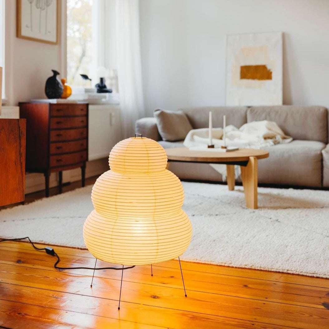 Oruva Paper Column Table Lamp