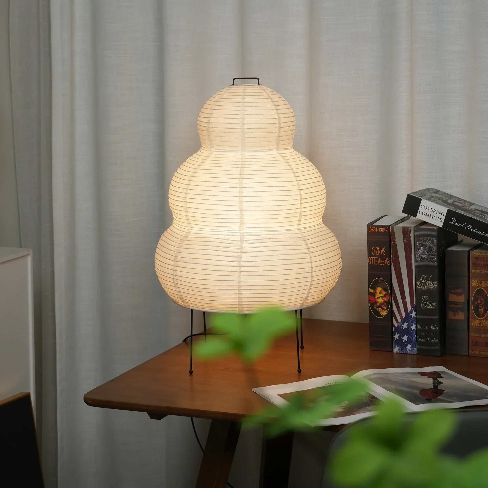 Oruva Paper Column Table Lamp