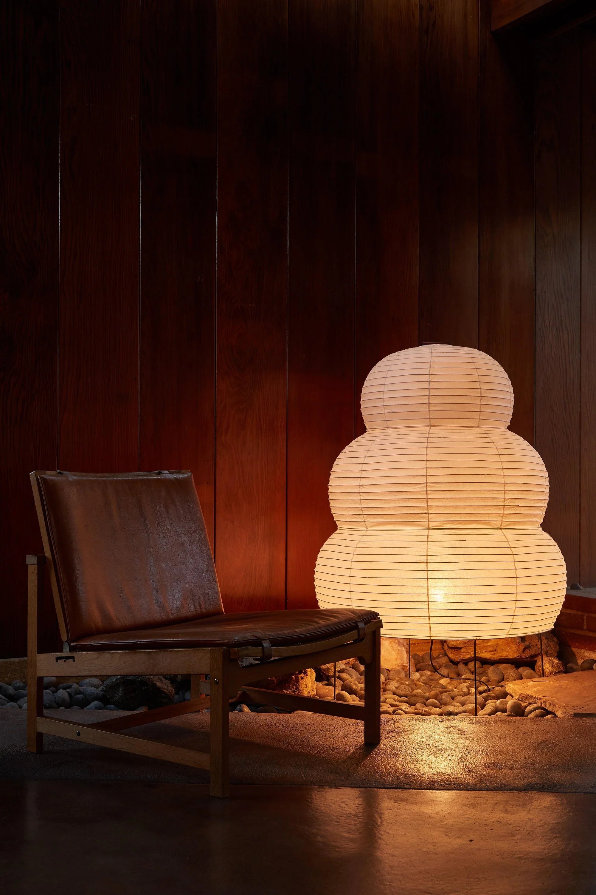 Oruva Paper Column Table Lamp