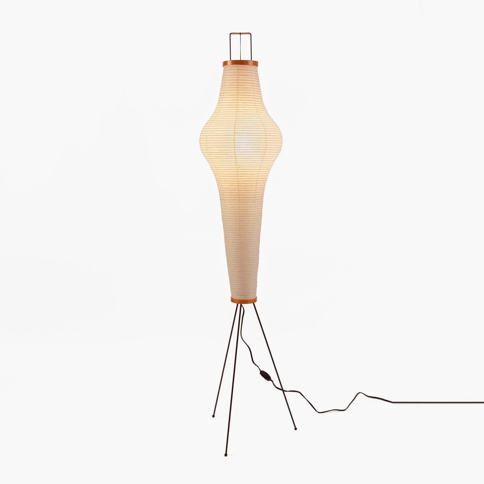 Nubira Mulberry Paper Sculptural Floor Lamp