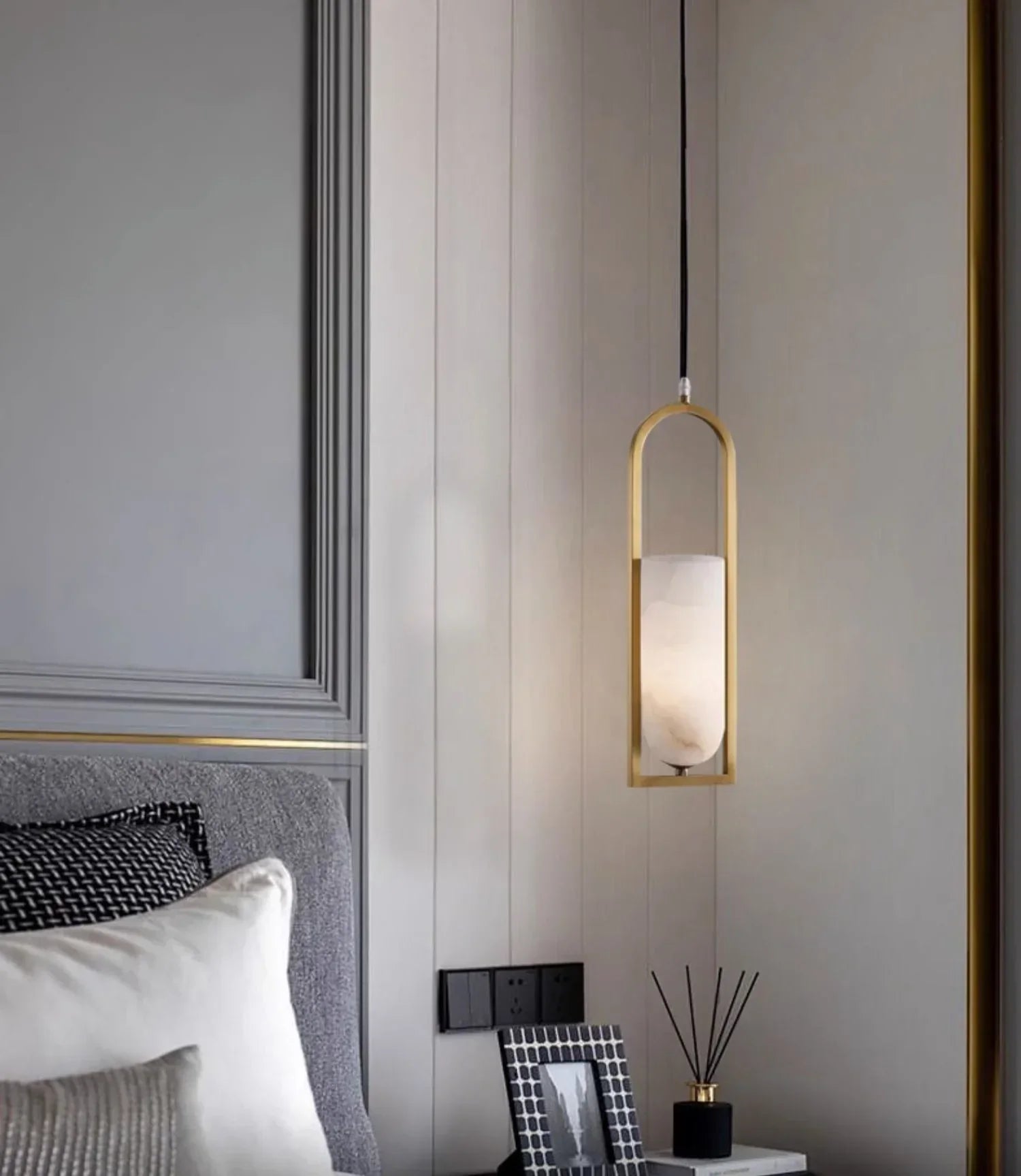 Alabaster Melange Pendant Light