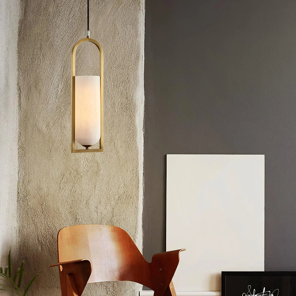 Alabaster Melange Pendant Light