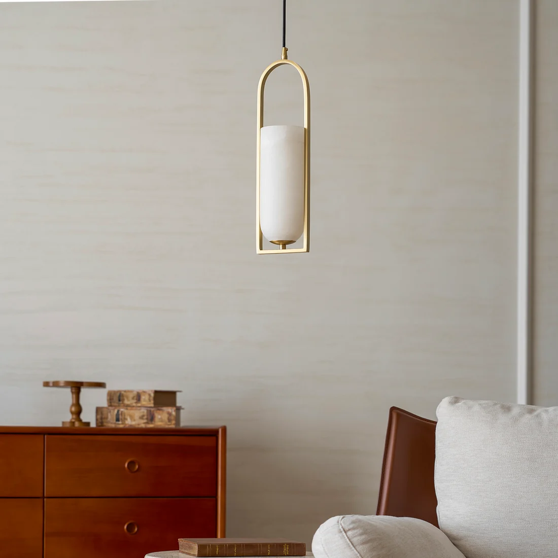 Alabaster Melange Pendant Light
