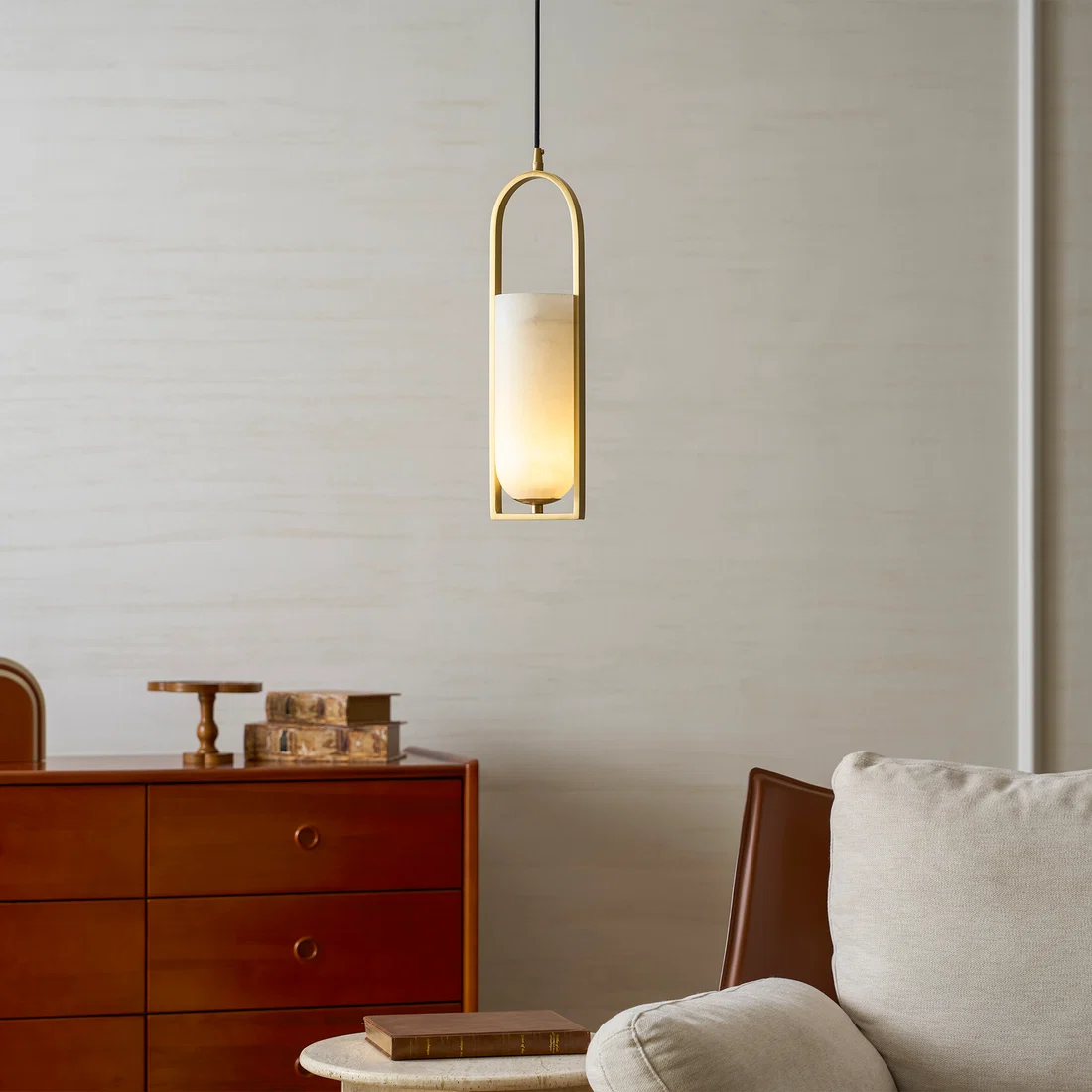 Alabaster Melange Pendant Light