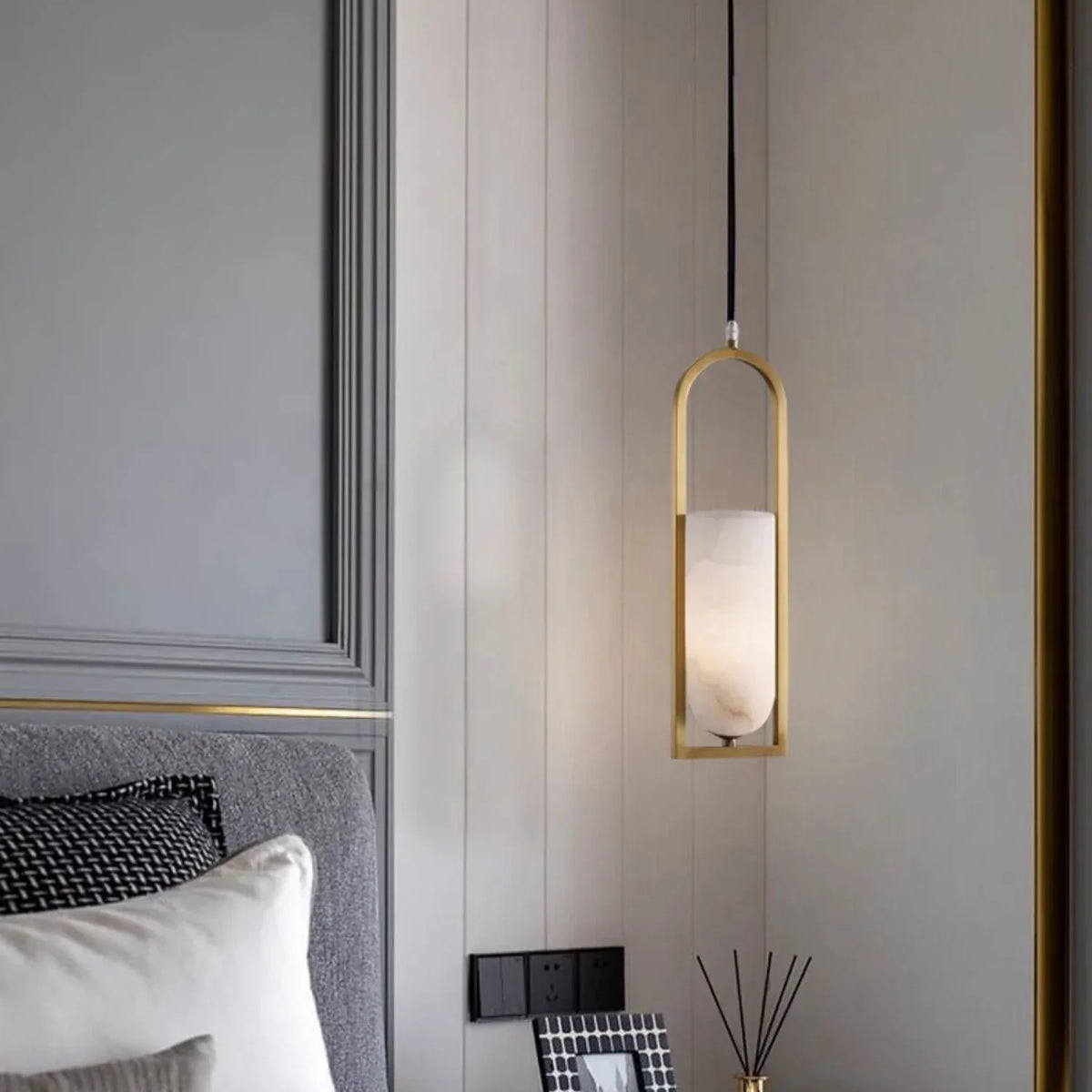 Alabaster Melange Pendant Light
