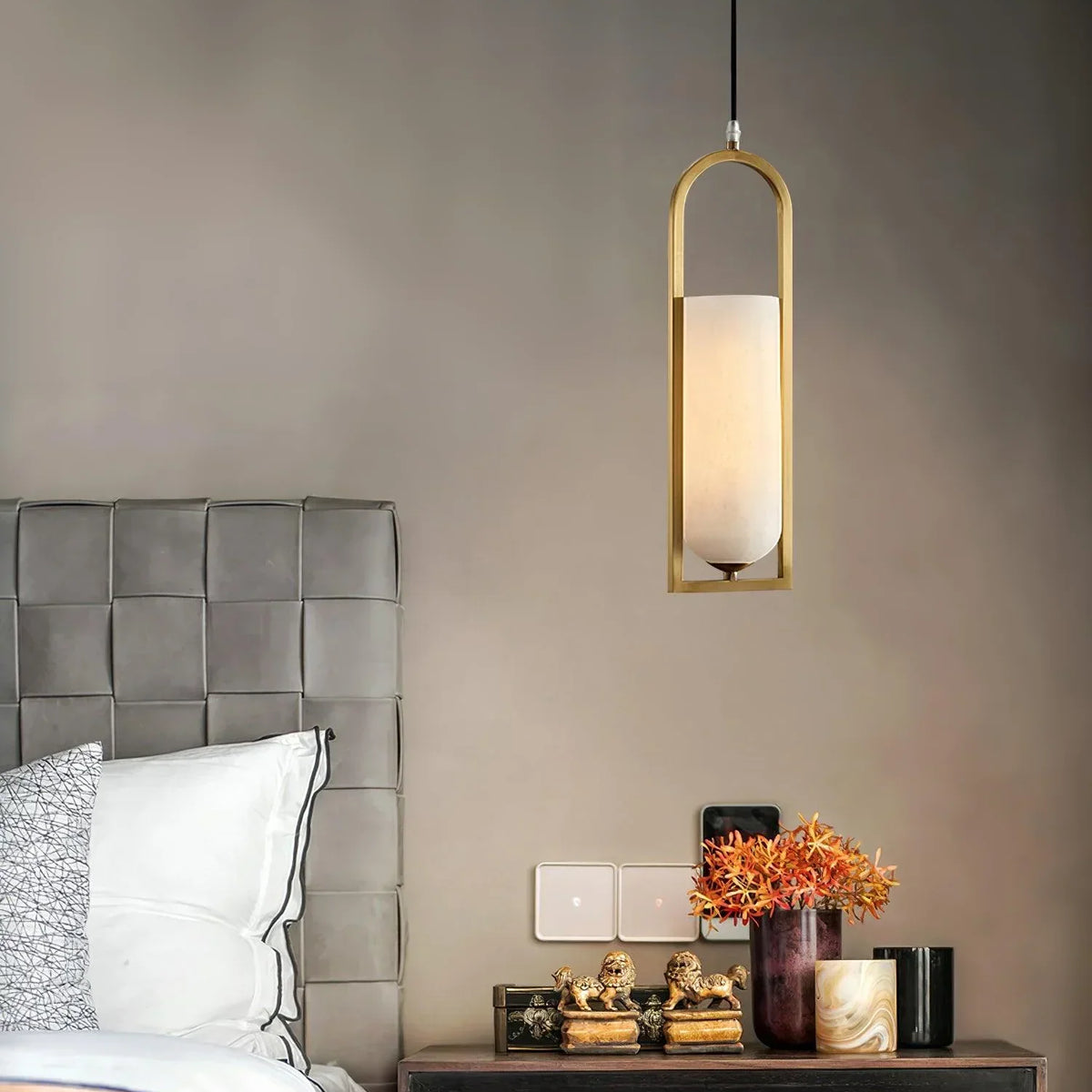 Alabaster Melange Pendant Light