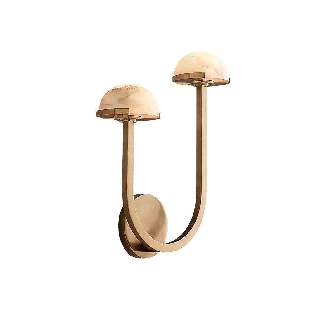 Mushroom Alabaster Wall Sconce