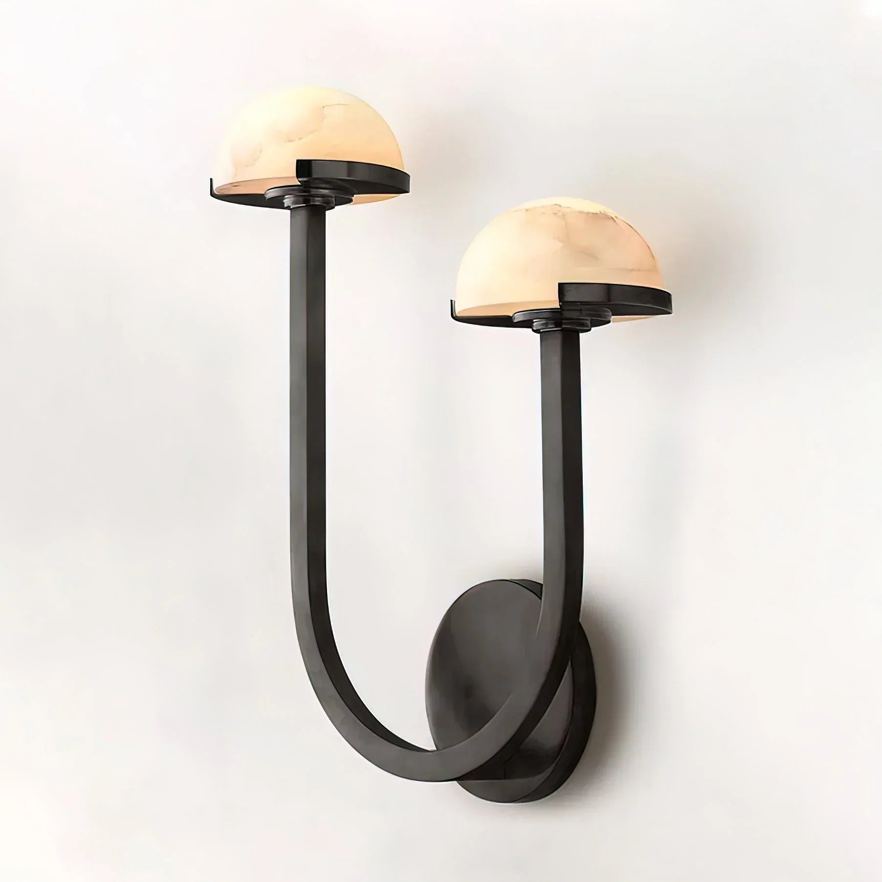Mushroom Alabaster Wall Sconce