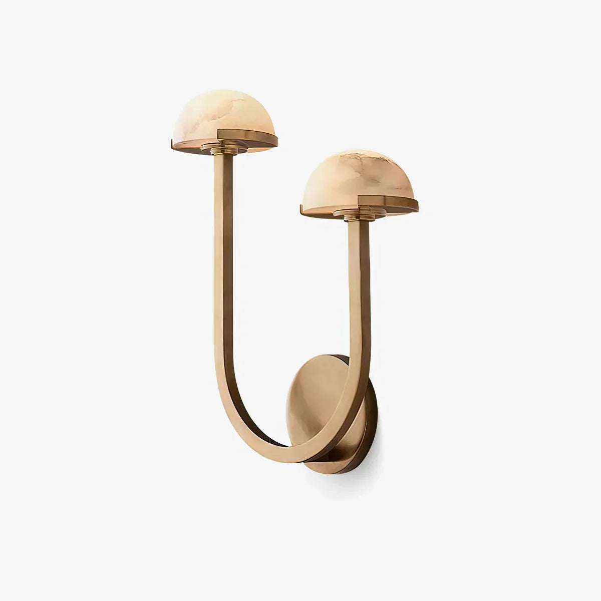 Mushroom Alabaster Wall Sconce