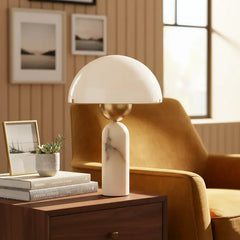 Alabaster Peono Table Lamp