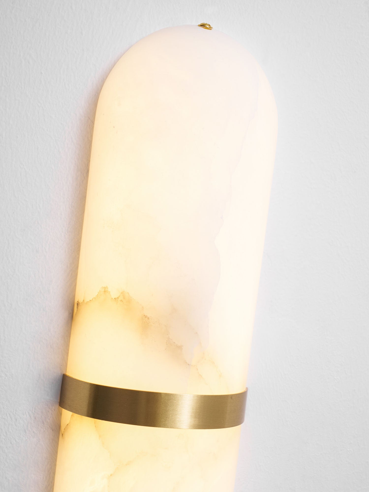 Alabaster Pill Wall Sconce