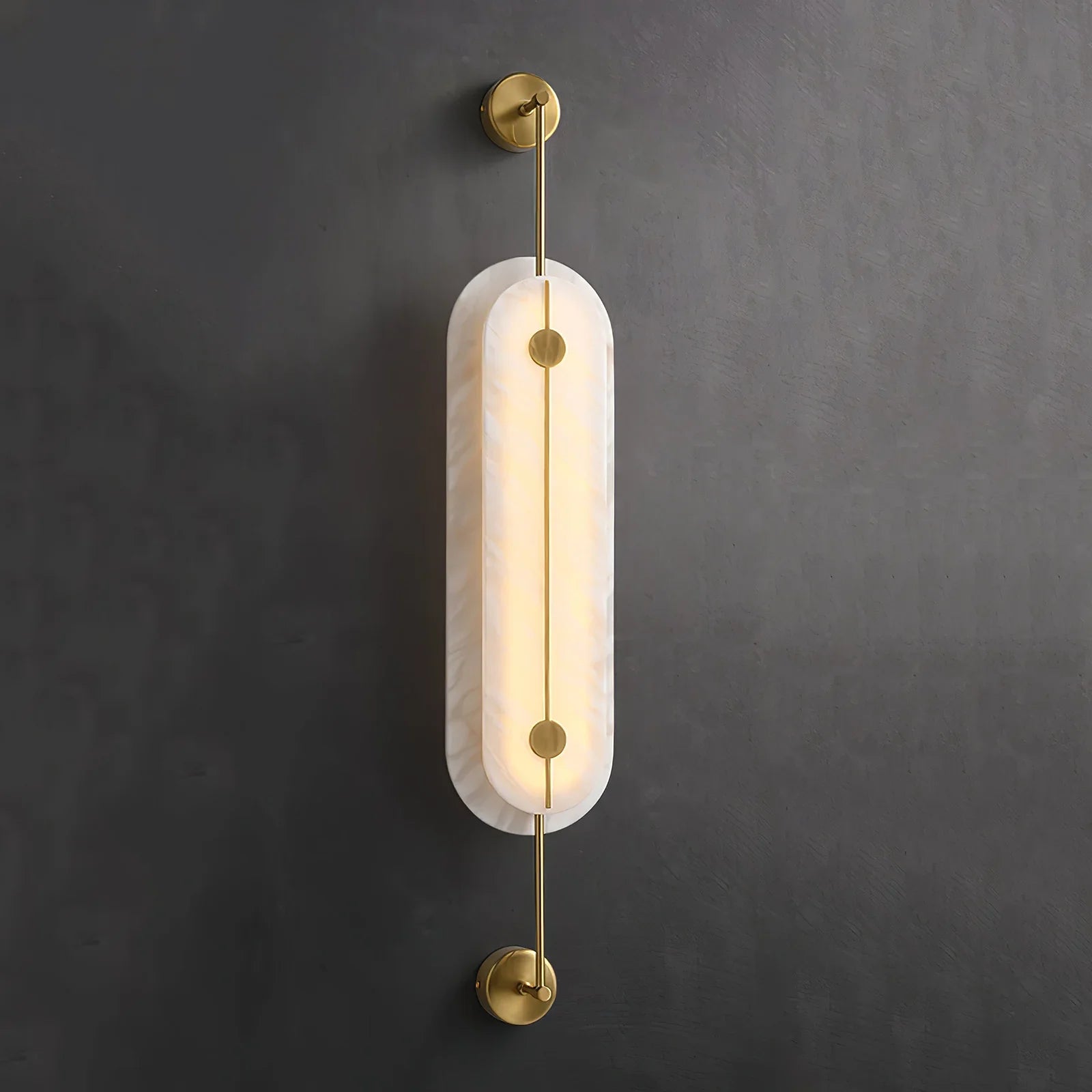 Solvane Alabaster Wall Sconce