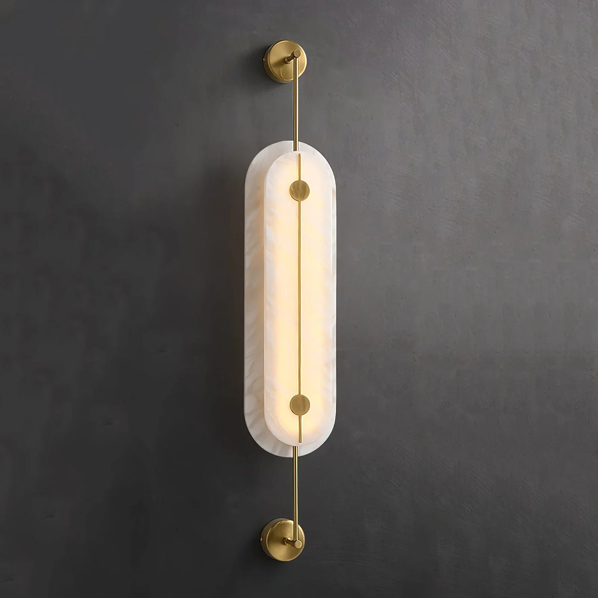 Solvane Alabaster Wall Sconce
