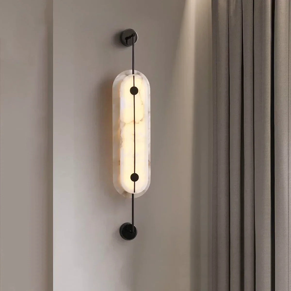 Solvane Alabaster Wall Sconce