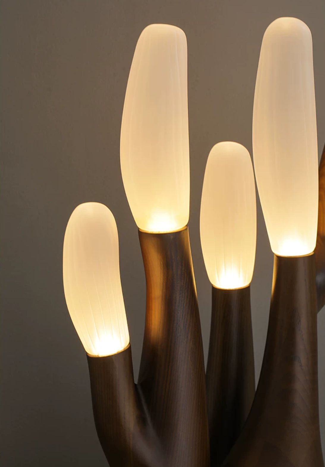 Arboris Sculptural Wood Table Lamp