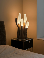 Arboris Sculptural Wood Table Lamp