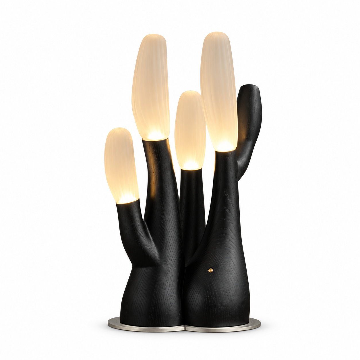 Arboris Sculptural Wood Table Lamp