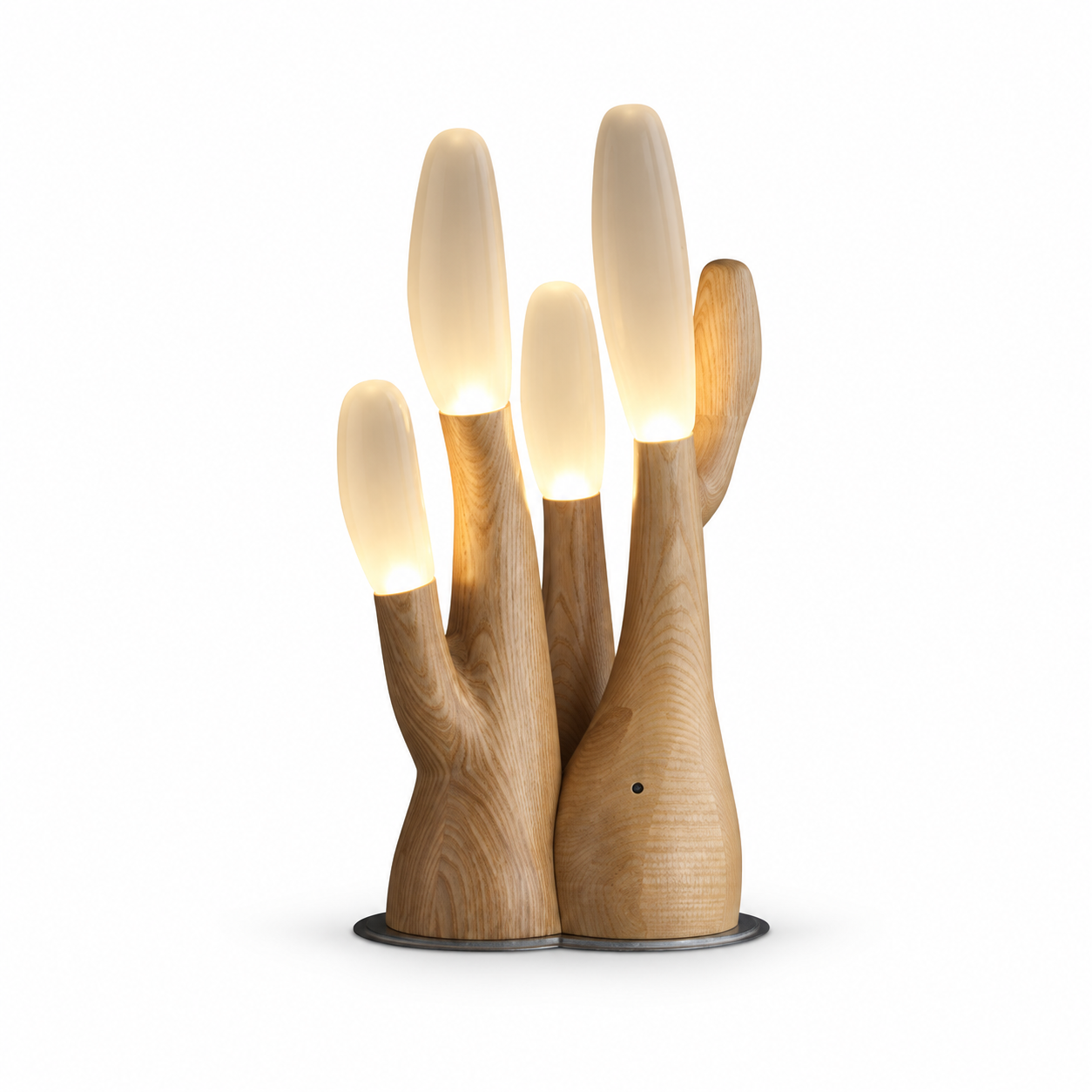 Arboris Sculptural Wood Table Lamp