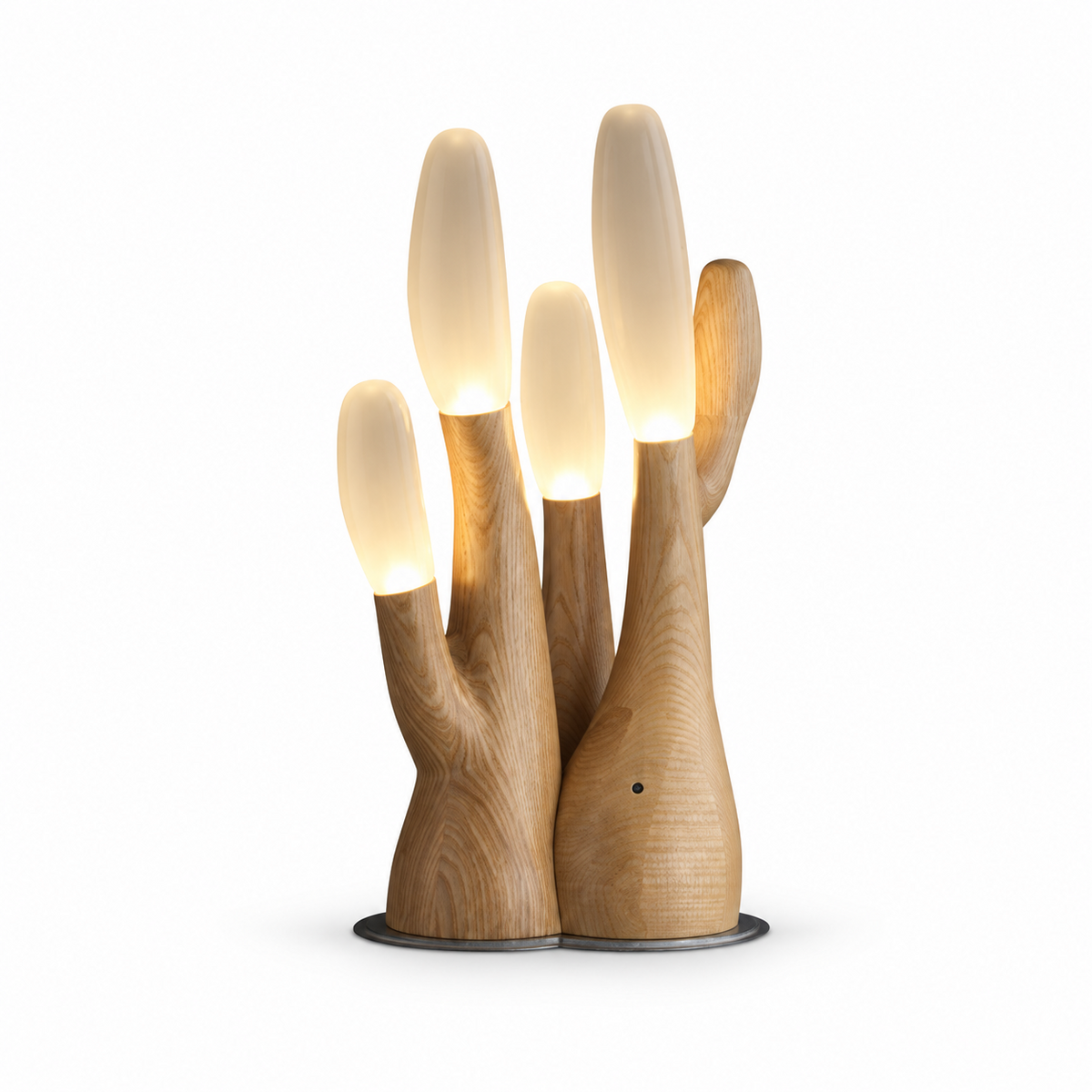 Arboris Sculptural Wood Table Lamp