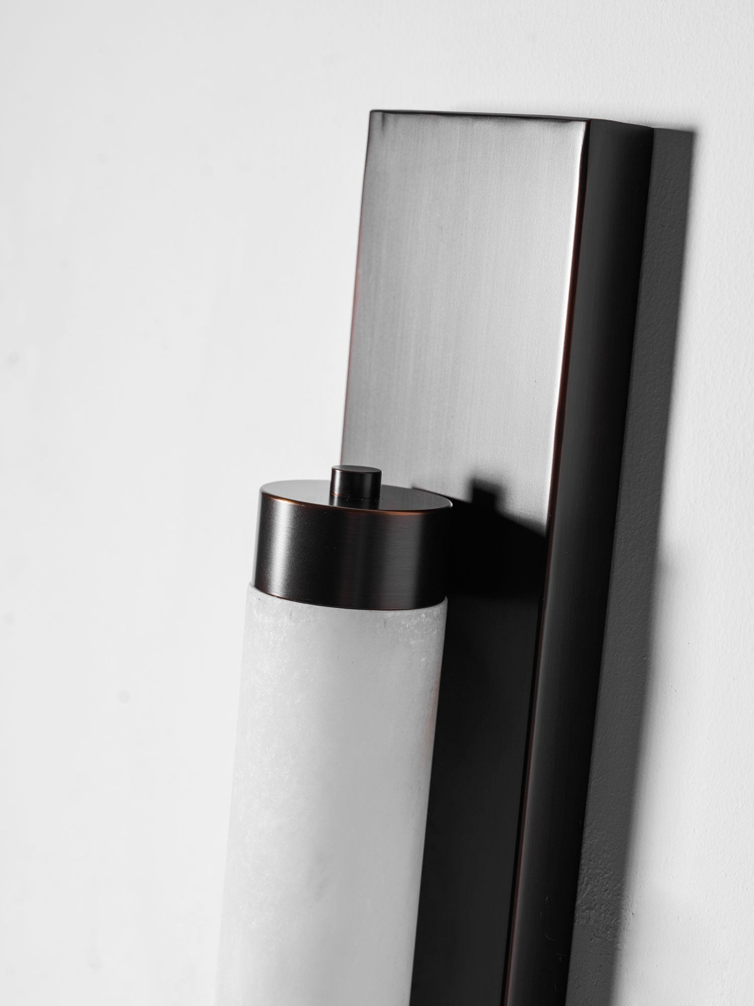Arden Spanish Alabaster Column Sconce