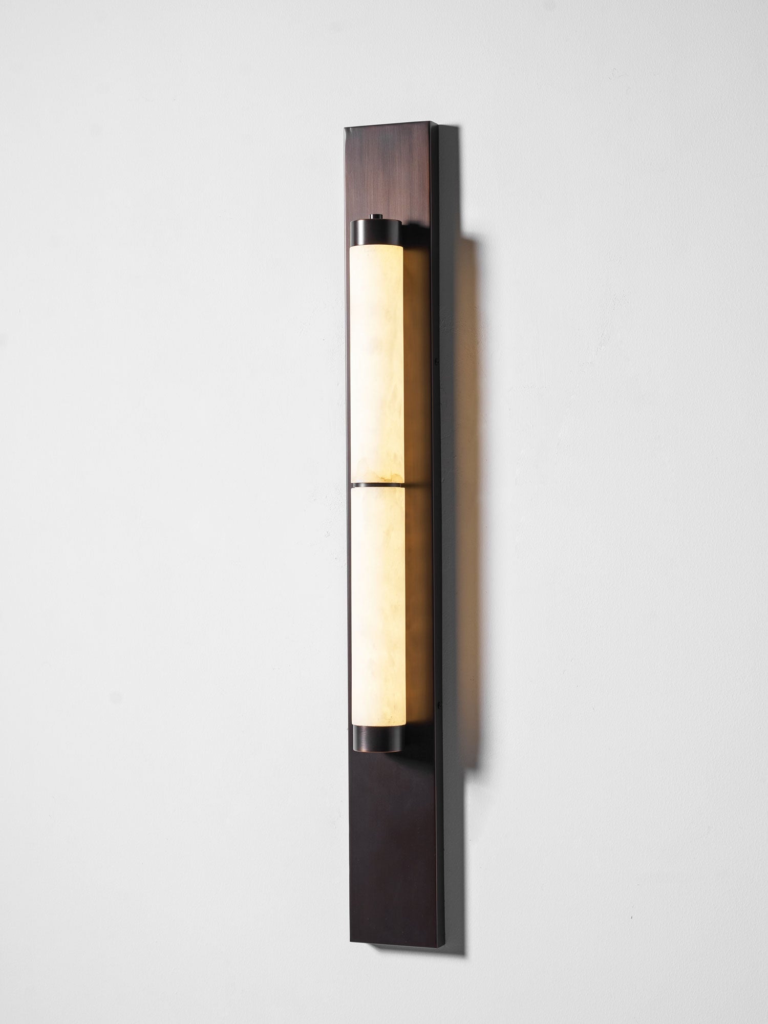 Arden Spanish Alabaster Column Sconce